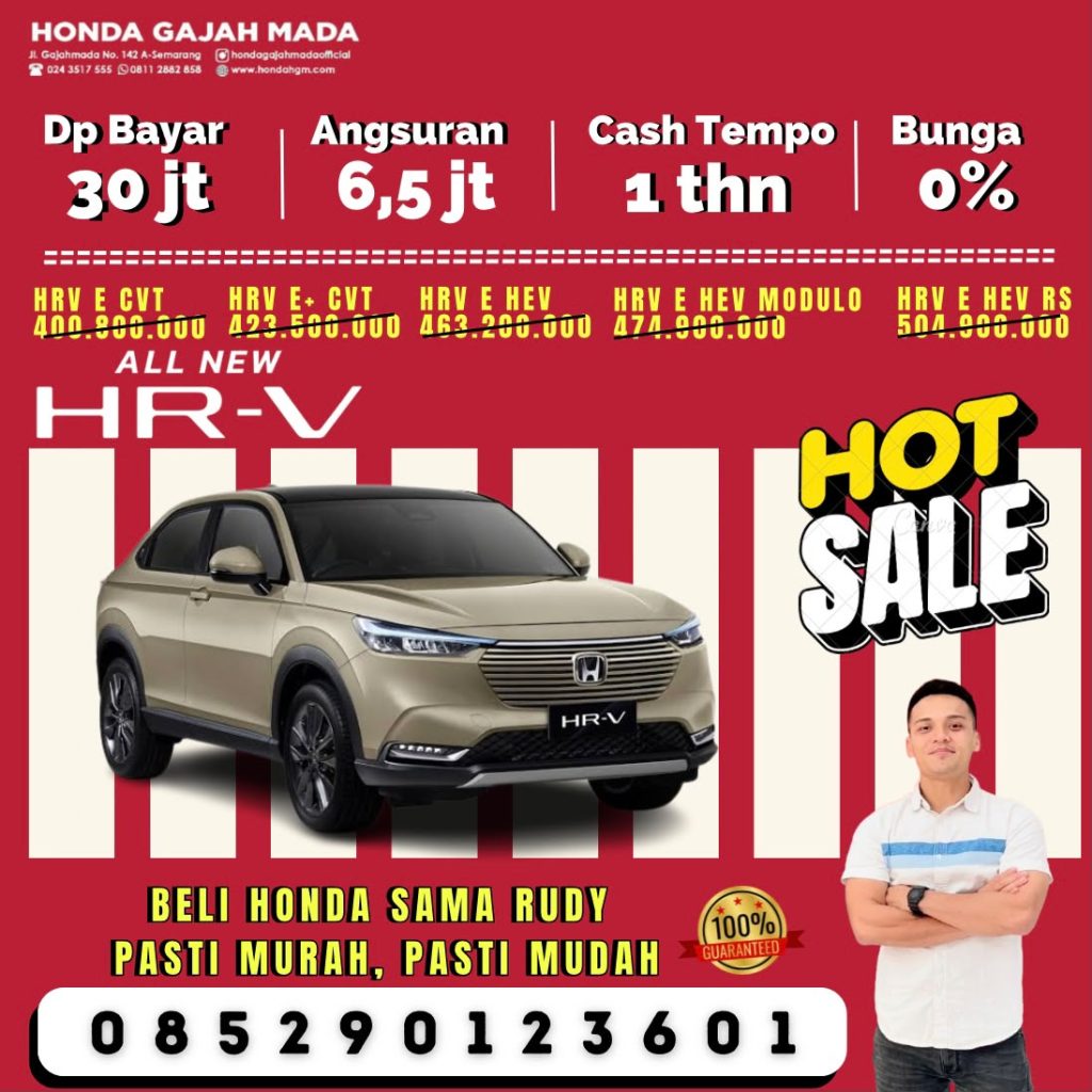 Promo HRV Agustus 2026