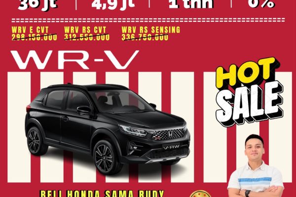Promo Honda WR-V Semarang: DP 36 Juta & Bunga 0% (2026)